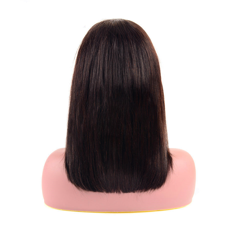 13x4 Brazilian Straight Human Hair Lace Front Wig