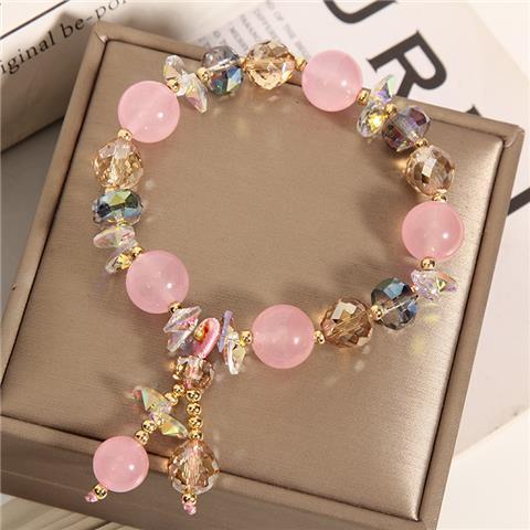 Trésor Bleu Marin - Bracelet en Cristal de Pierre Naturelle
