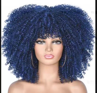 Afro Curly Wig - Small Curls Headpiece