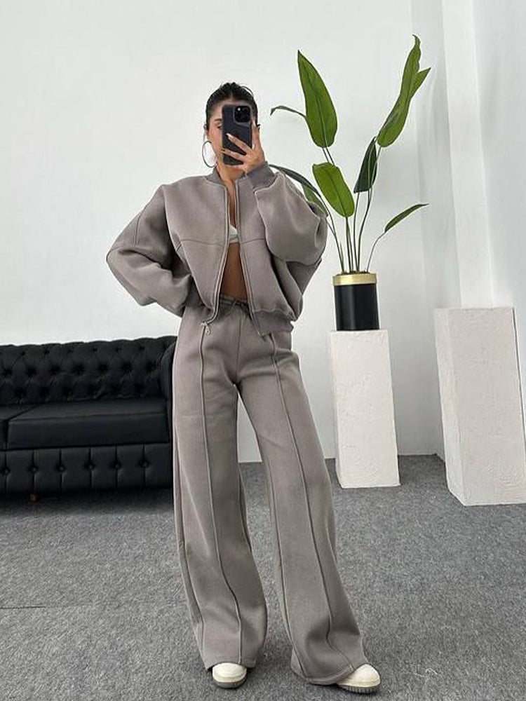 Women's Cardigan & Pants Lounge Set - Two Piece