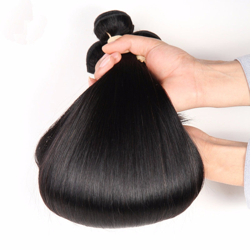 Peruvian Straight Hair Lace Closure Wig - Smooth Reality Wig