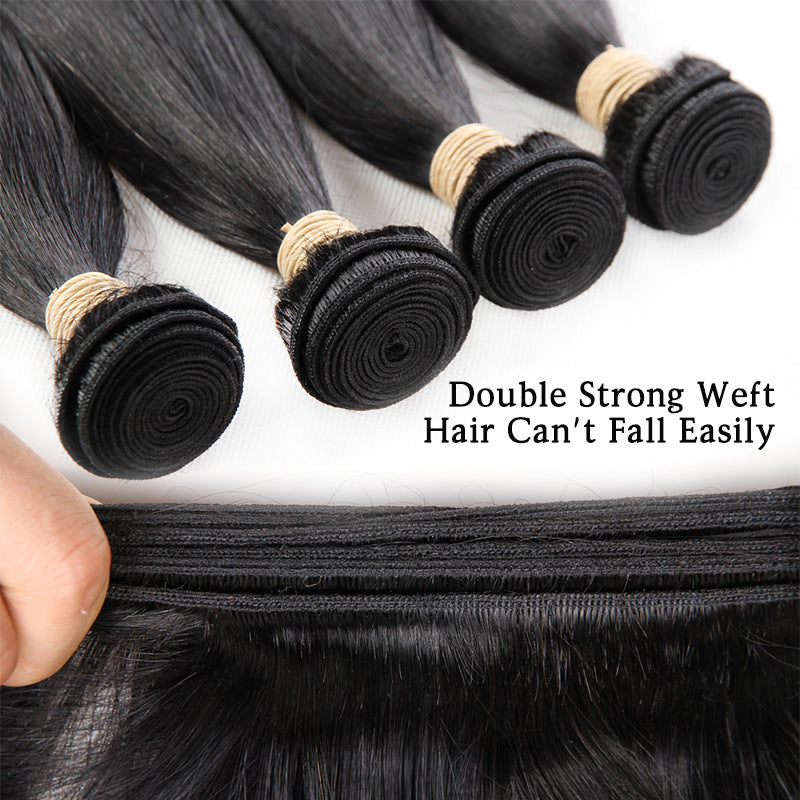 Peruvian Straight Hair Lace Closure Wig - Smooth Reality Wig