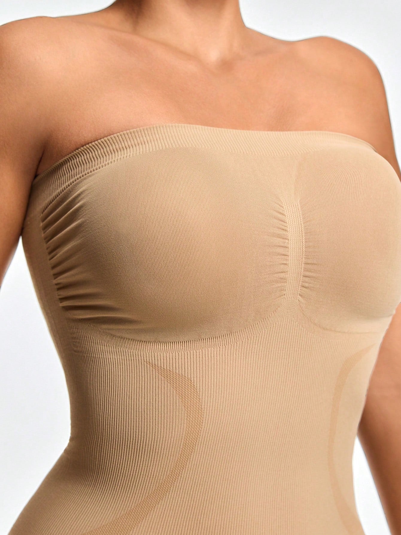 Firm Control Strapless Bodysuit - Bust Support & Tummy Control Shapewear