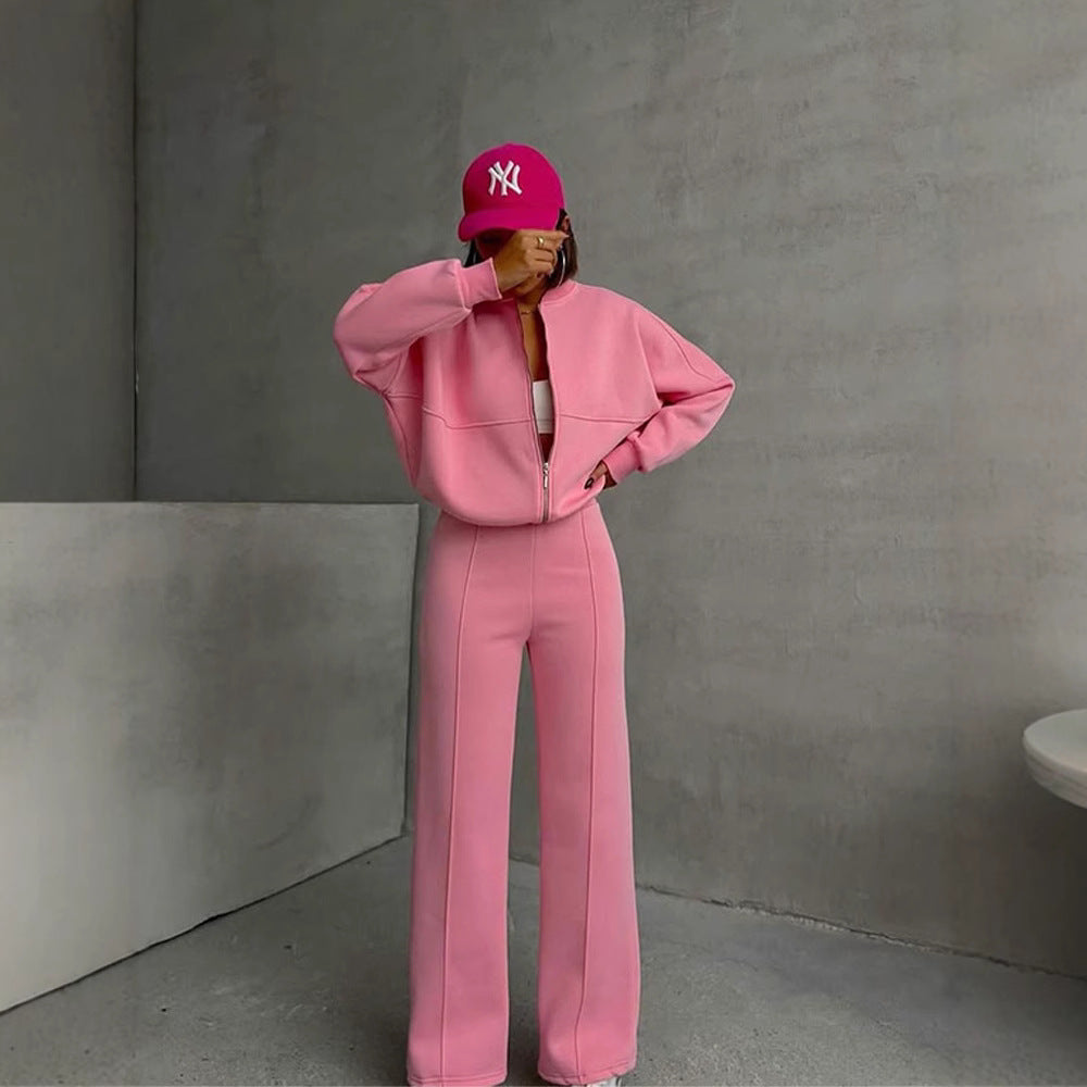 Women's Cardigan & Pants Lounge Set - Two Piece