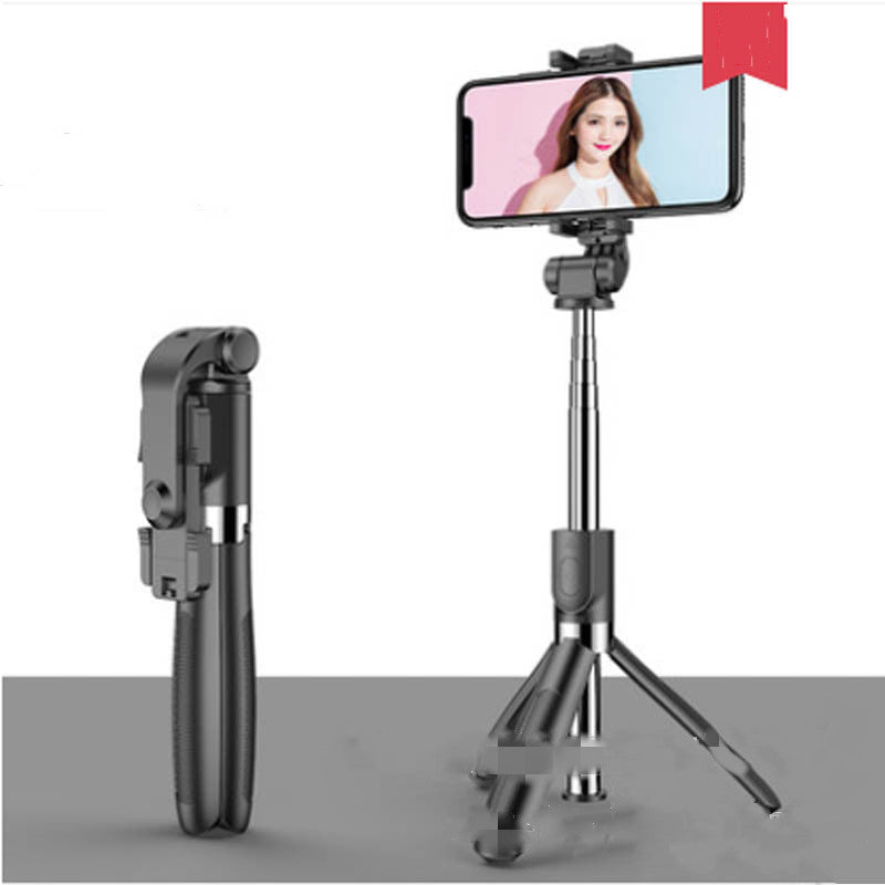 Tripod Selfie Stick Mobile Universal Triangle Bracket  Bluetooth Selfie