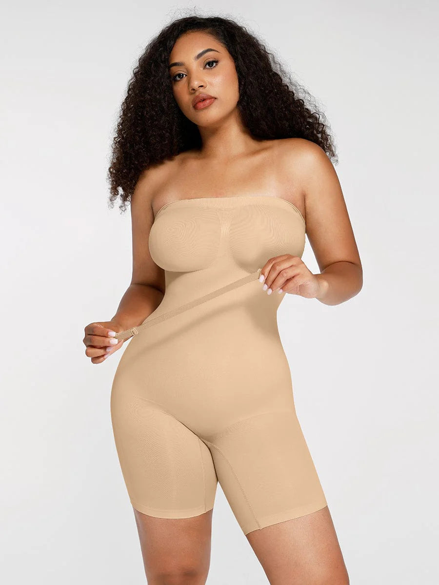 Strapless Tummy Control Shapewear with Butt Lift