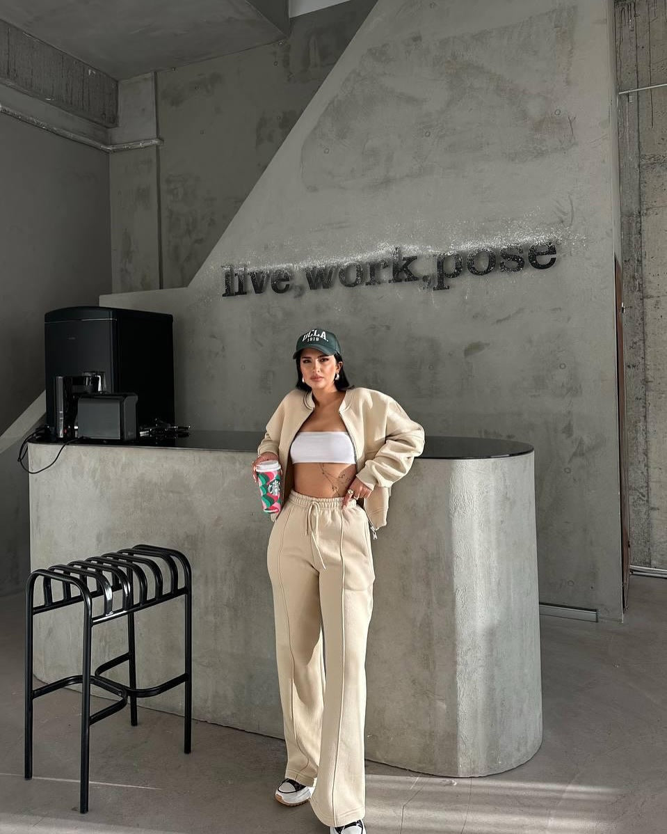 Women's Cardigan & Pants Lounge Set - Two Piece