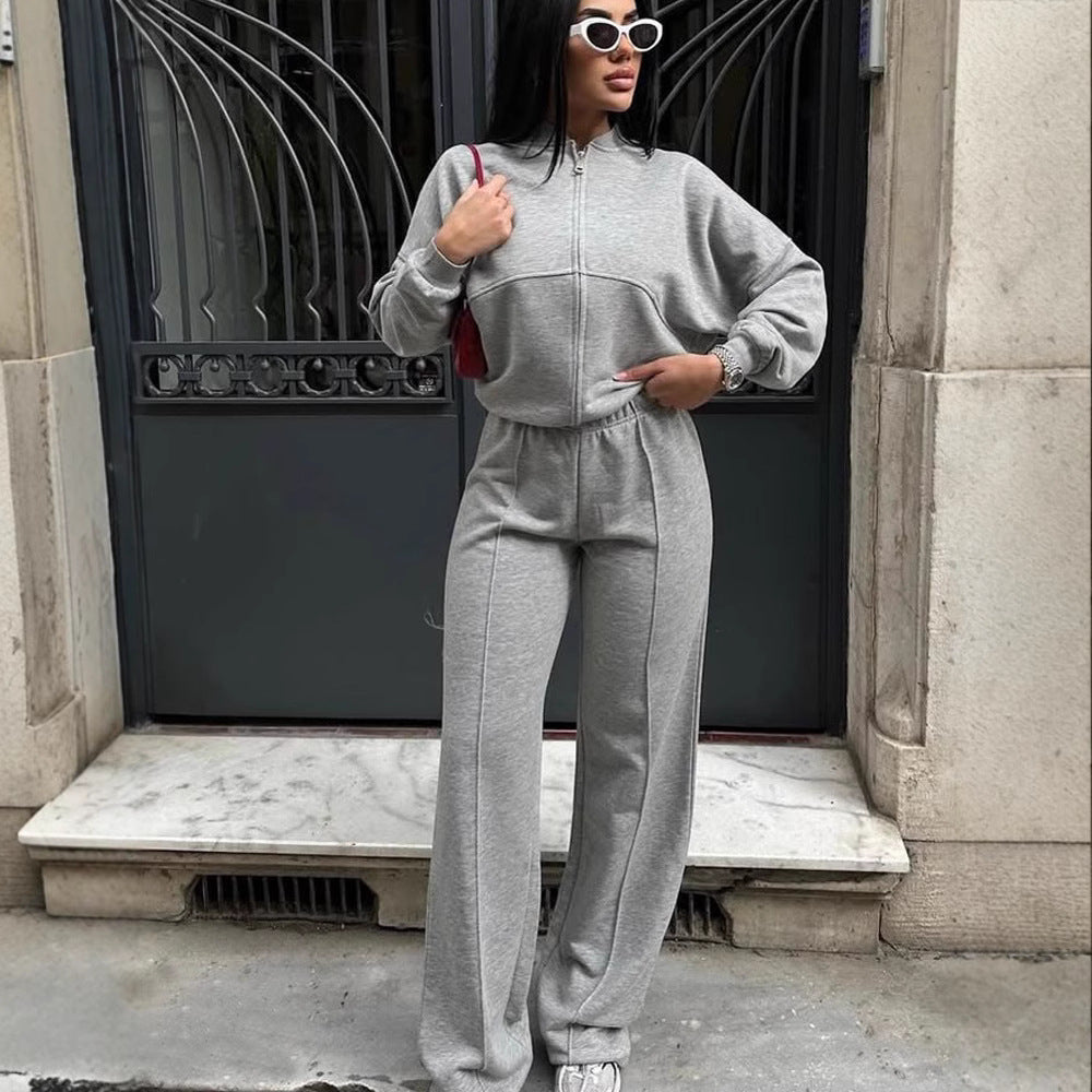 Women's Cardigan & Pants Lounge Set - Two Piece