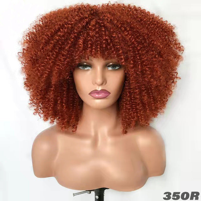 Afro Curly Wig - Small Curls Headpiece