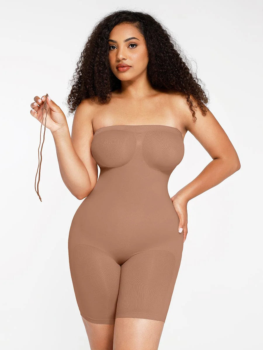 Strapless Tummy Control Shapewear with Butt Lift