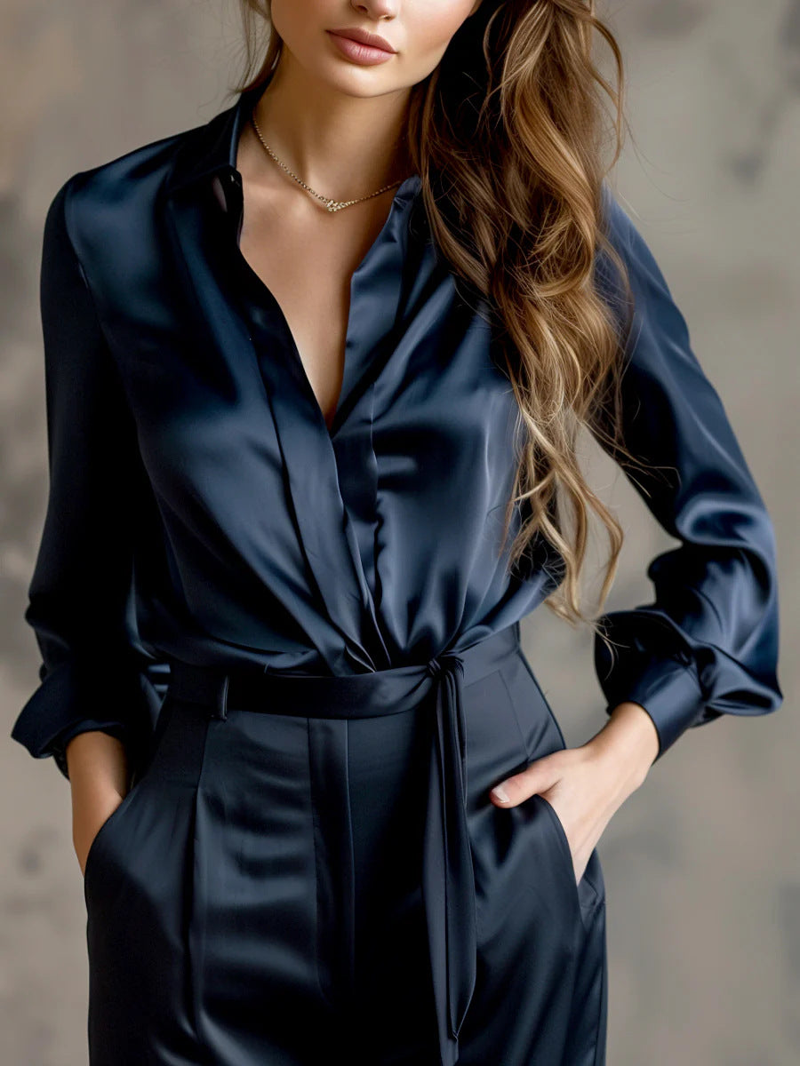 Women's Oversized Casual Shirt - Loose Fit Blouse