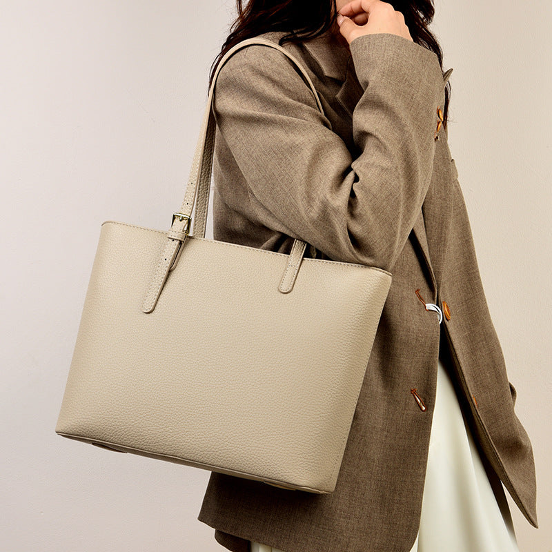 Large Capacity Shoulder Bag – Versatile Commuter Tote