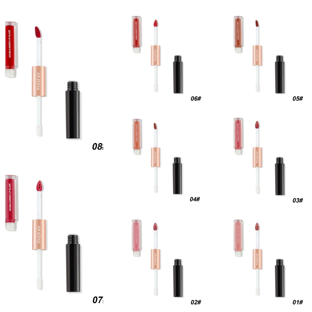 Non-stick Double Head Lip Gloss CL021