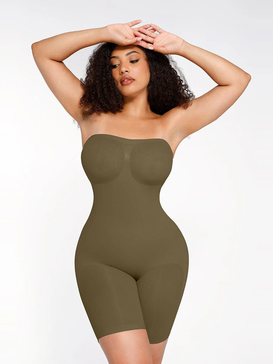 Strapless Tummy Control Shapewear with Butt Lift