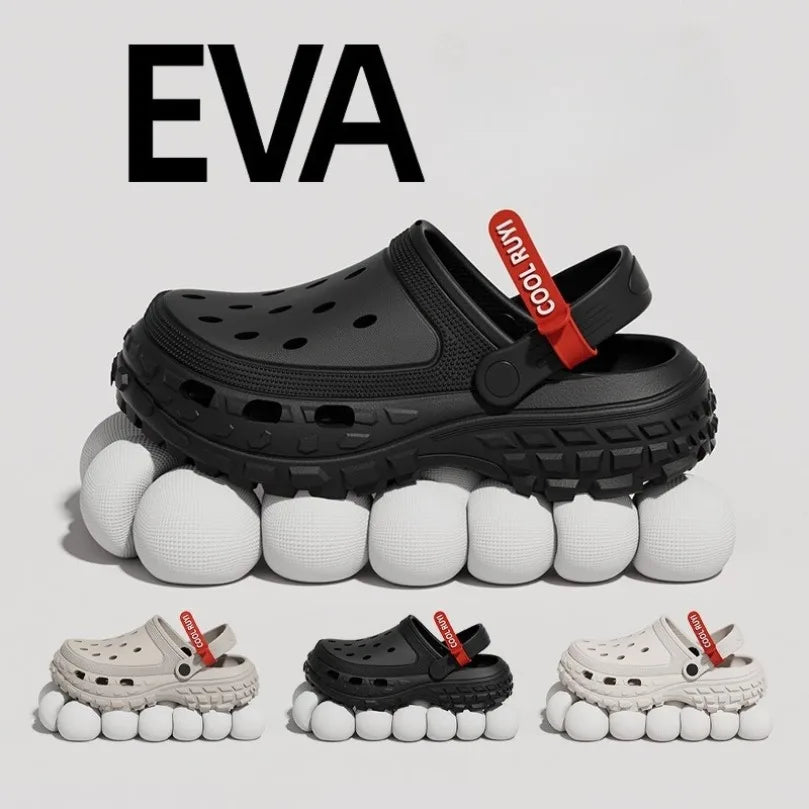 Unisex Home Crocs Wedges Heel Platform Indoor Outdoor Unisex Slippers