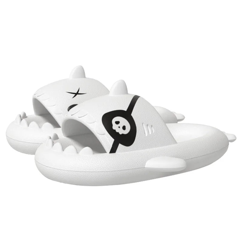 Unisex Shark Slippers Cartoon Sports Outdoor Flip Flops EVA