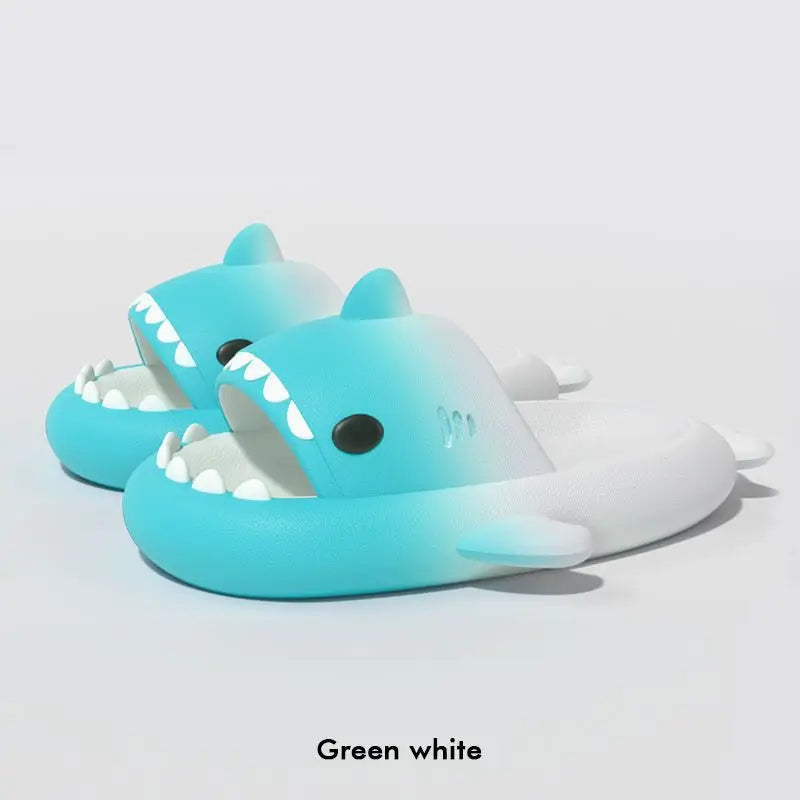 Unisex Shark Slippers Cartoon Sports Outdoor Flip Flops EVA