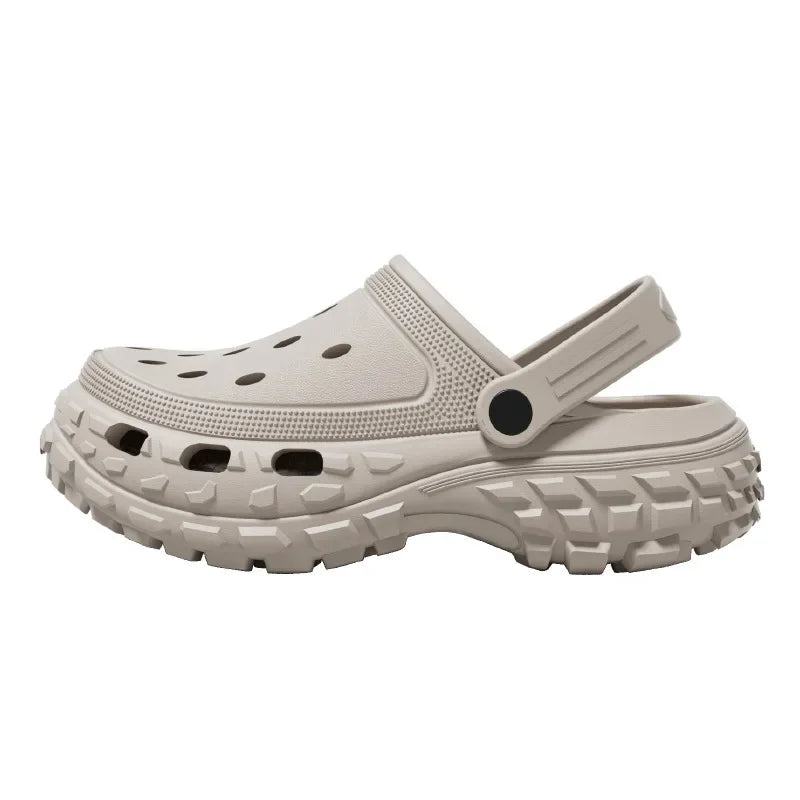 Unisex Home Crocs Wedges Heel Platform Indoor Outdoor Unisex Slippers