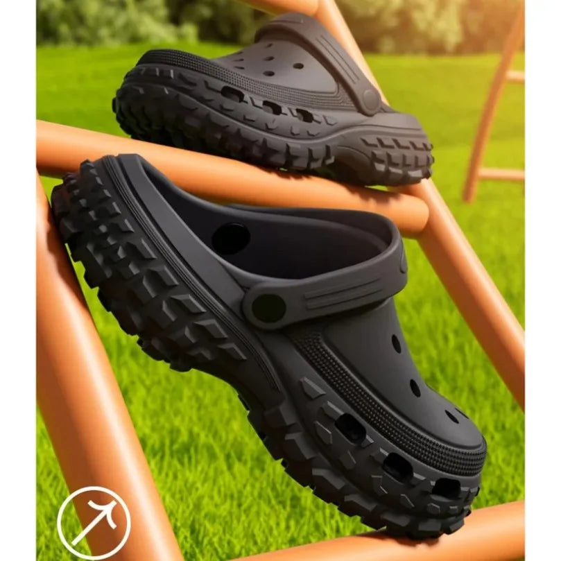 Unisex Home Crocs Wedges Heel Platform Indoor Outdoor Unisex Slippers