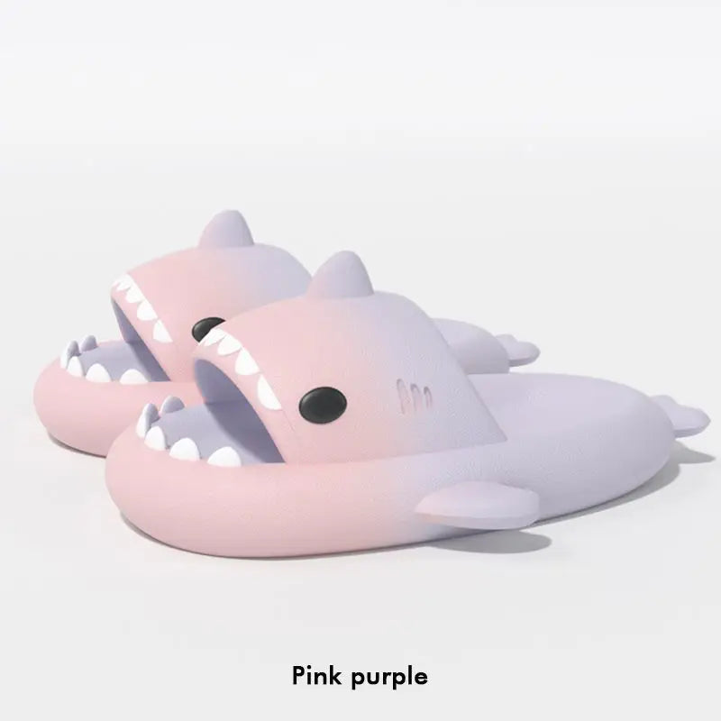 Unisex Shark Slippers Cartoon Sports Outdoor Flip Flops EVA
