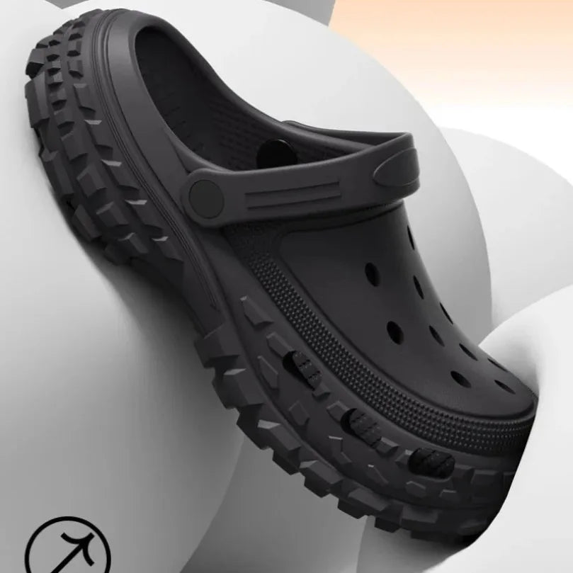 Unisex Home Crocs Wedges Heel Platform Indoor Outdoor Unisex Slippers
