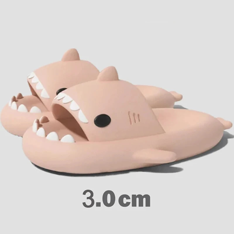 Unisex Shark Slippers Cartoon Sports Outdoor Flip Flops EVA