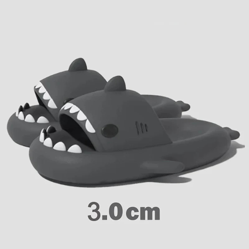 Unisex Shark Slippers Cartoon Sports Outdoor Flip Flops EVA