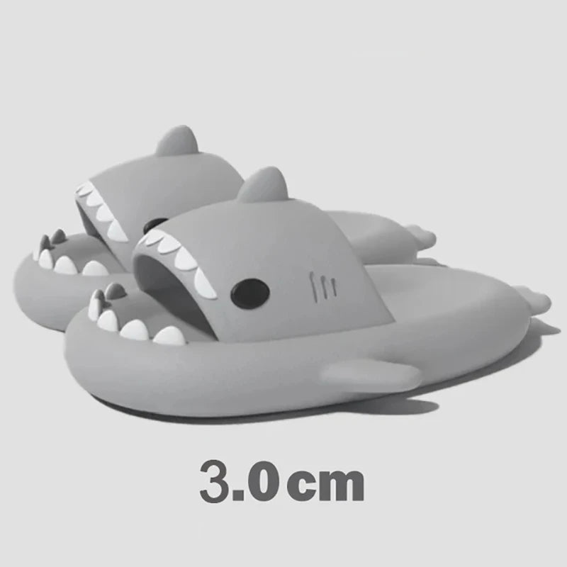 Unisex Shark Slippers Cartoon Sports Outdoor Flip Flops EVA