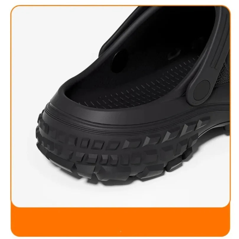 Unisex Home Crocs Wedges Heel Platform Indoor Outdoor Unisex Slippers