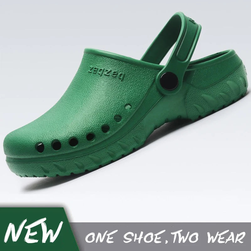 EVA Medical Clogs Slippers 3cm Platform Lab Shoes Silent Breathable Non-slip Surgical Clogs