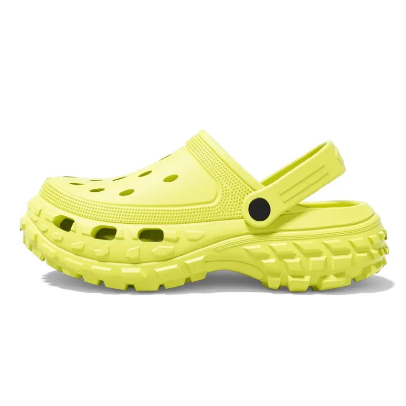 Unisex Home Crocs Wedges Heel Platform Indoor Outdoor Unisex Slippers