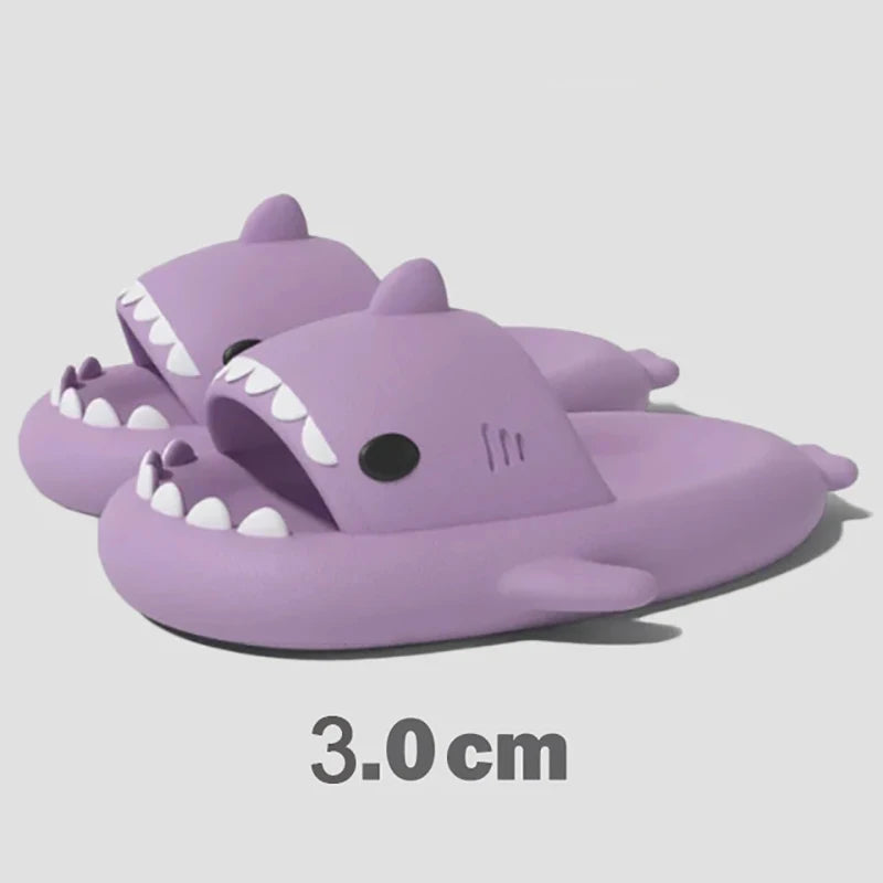 Unisex Shark Slippers Cartoon Sports Outdoor Flip Flops EVA