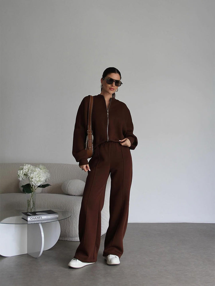 Women's Cardigan & Pants Lounge Set - Two Piece