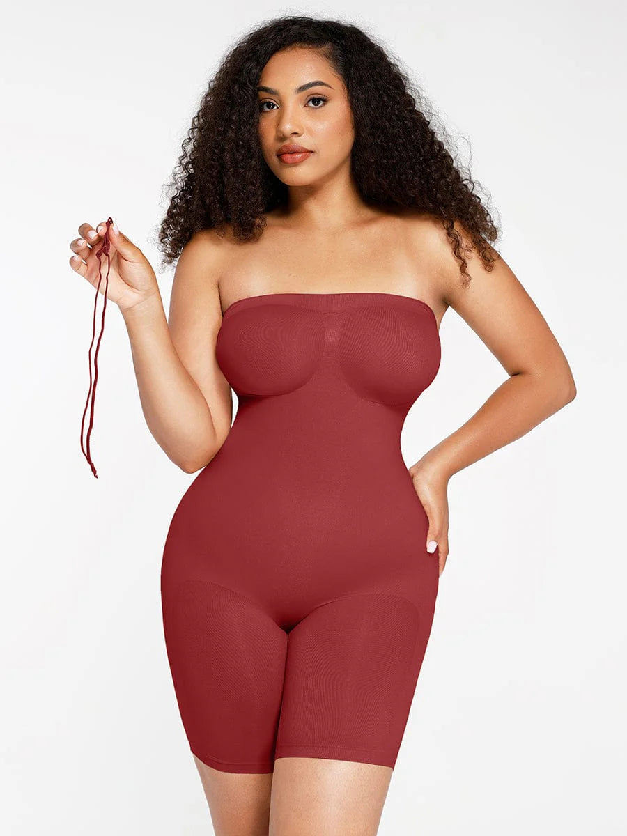 Strapless Tummy Control Shapewear with Butt Lift