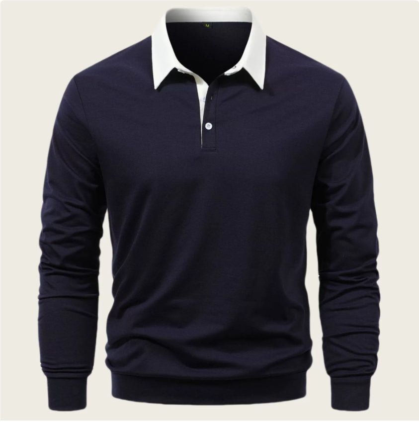 Men's Polo Collar Sweater