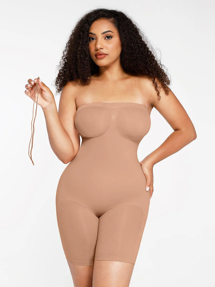 Strapless Tummy Control Shapewear with Butt Lift