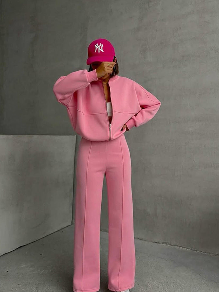 Women's Cardigan & Pants Lounge Set - Two Piece